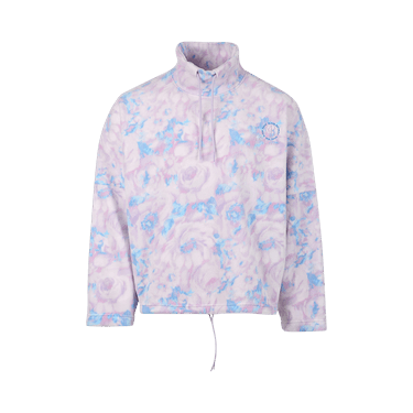 【MARTINE ROSE】BATWING FLEECE LILAC FLORAL Buy Martine Rose Batwing Fleece 'Lilac Floral' - MRAW22 123