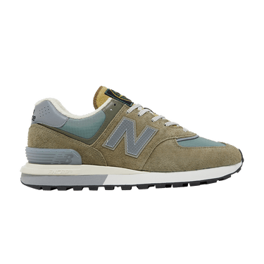 靴 Stone  New Balance 574 Legacy Blue New Balance 574 Legacy Stone Island Men's - U574LGST - US