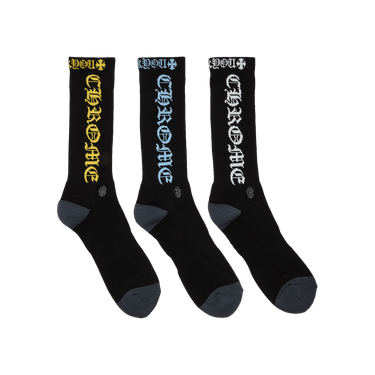 Buy Chrome Hearts Socks (3 Packs) 'Multicolor' - 1383 1000005S3P