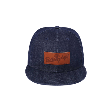BAPE x New Era Leather Patch 9FIFTY Snapback Cap 'Navy/Indigo'