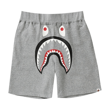BAPE Shark Sweatshorts 'Grey'