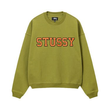 Buy Stussy Relaxed Oversized Crew 'Green' - 118517 GREE | GOAT