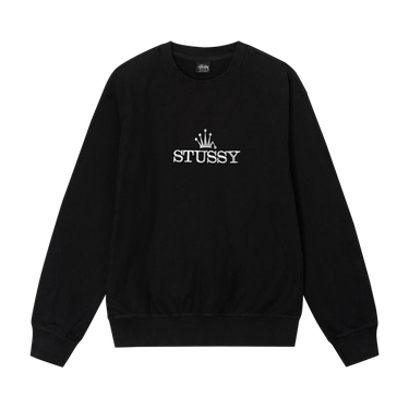Stussy Glamour Pigment Dyed Crew 'Black'