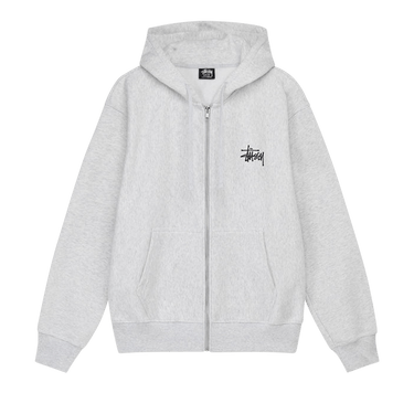 Buy Stussy Basic Zip Hoodie 'Ash Heather' - 1974870 ASH | GOAT