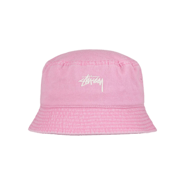 Stussy Washed Stock Bucket Hat 'Pink'