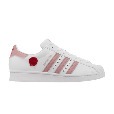 adidas gazelle silver green womens Adidas Superstar II | Women's | (Valentine's Day) Cream White/Better  Scarlet/Sandy Pink/Gum