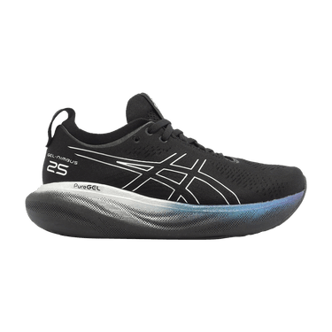 Asics Wmns Gel Nimbus 25 Platinum 'Black Pure Silver'
