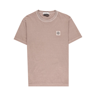 Beige stone island new arrivals t shirt