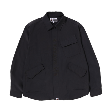 BAPE Relaxed Fit Army Shirt 'Charcoal'