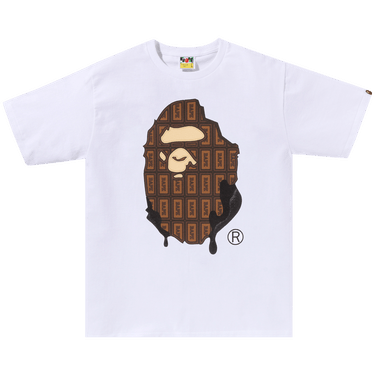 Buy BAPE Valentine Chocolate Ape Head Tee 'White' - 1J20 110