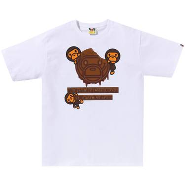 BAPE Valentine Chocolate Baby Milo Tee 'White'
