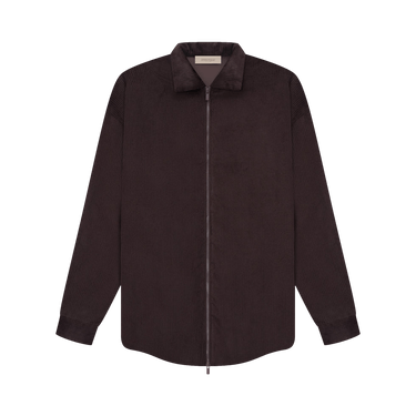Fear of God Essentials Corduroy Shirt Jacket 'Plum'