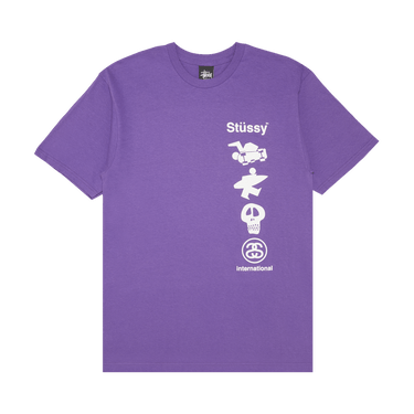 Buy Stussy Skate, Surf, Skull Tee 'Purple' - 0535 100000103SSST