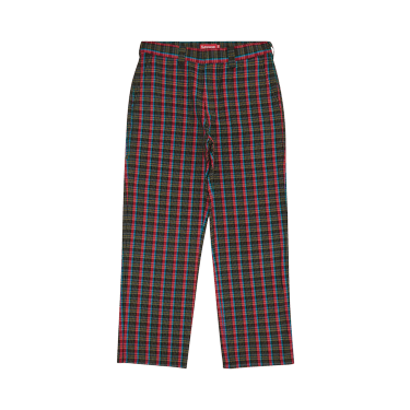 Buy Supreme Work Pant 'Red Plaid' - SS23P17 RED PLAID | GOAT