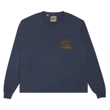 Gallery Dept. Dept. De La Galerie Long-Sleeve Pocket T-Shirt 'Navy'