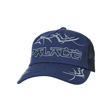 Buy Palace Tribal Trucker Hat 'Navy' - P24H048 | GOAT