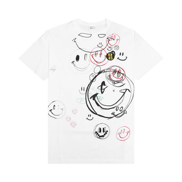 Buy Raf Simons x Smiley Student Drawing Print Big Fit T