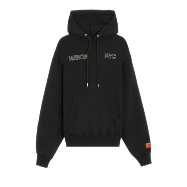 Buy Heron Preston Graphic Print Logo Hoodie 'Black