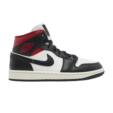 Jordan 1 black white sail gym red best sale