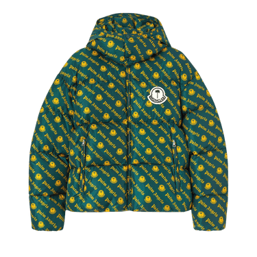 Moncler x Palm Angels Thompson Short Down Jacket 'Dark Green'