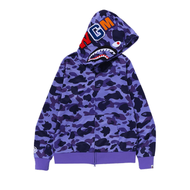 Purple bape hoodie discount