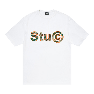 ★米国発/送関込*STUSSY*新作*STU C. CAMO Tシャツ/WHITE★ 1174598_00.png.png