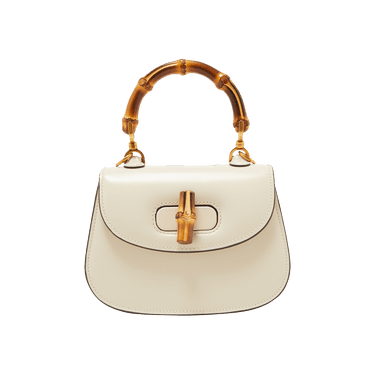 Gucci Bamboo 1947 Mini Top Handle Bag 'White'