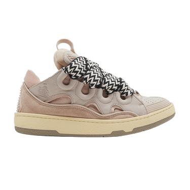 スニーカー LANVIN Women Sneakers 366546 FU SKDK12 DRA2 P25 Pink Leather Curb Sneakers | Lanvin
