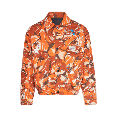 Buy Martine Rose Coach Jacket Orange Camo MRSS23 728 ORAN GOAT