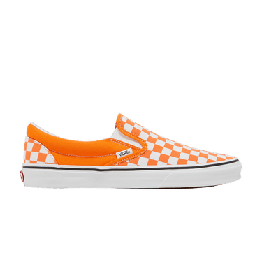 Vans Classic Slip-On 'Orange Tiger Checkerboard'