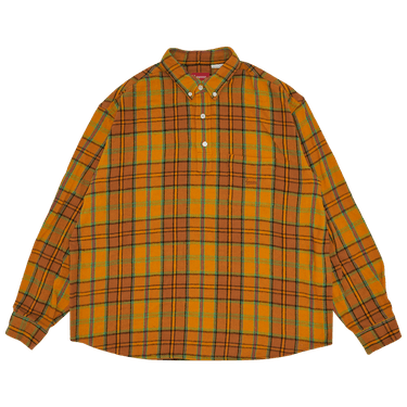 Buy Supreme Pullover Plaid Flannel Shirt 'Gold' - SS23S14 GOLD