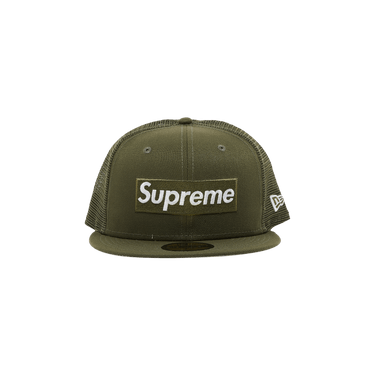 Buy Supreme x New Era Box Logo Mesh Back 'Olive' - SS23H115