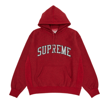 Supreme Glitter Arc Hooded Sweatshirt 'Red' | GOAT CA
