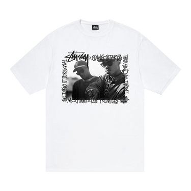 STUSSY GANG STARR TAKE IT PERSONAL TEE白 Stussy x Gang Starr Take It Personal Graphic Tee 23SS White