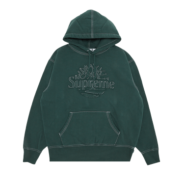 Buy Supreme x Timberland Hooded Sweatshirt 'Dark Green