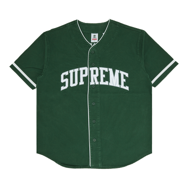 Supreme x Timberland Baseball Jersey 'Green' | GOAT