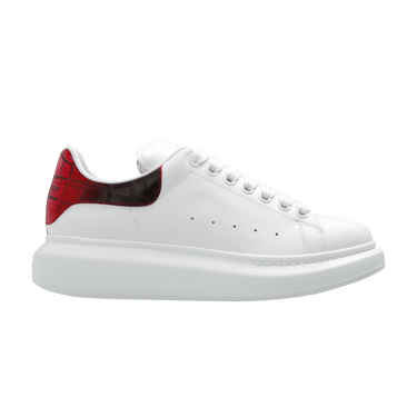 [ALEXANDROS] もろもろ Alexander McQueen oversized sneaker Silver Crocodile size US