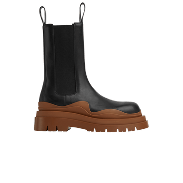 Buy Bottega Veneta Wmns Tire Boot 'Black Cognac' - 630297 VBS50