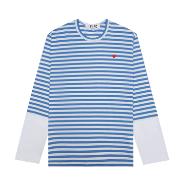 Comme des Garçons PLAY Stripe T-Shirt 'Blue'