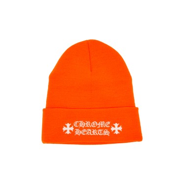 Buy Chrome Hearts Logo Beanie 'Orange' - 1383 1FW230702VLB ORAN | GOAT