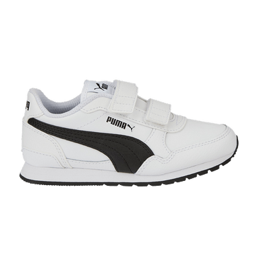Puma ST Runner v3 Leather Little Kid 'White Black'