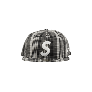 Buy Supreme Metallic Plaid S Logo New Era 'Black' - SS23H39 BLACK