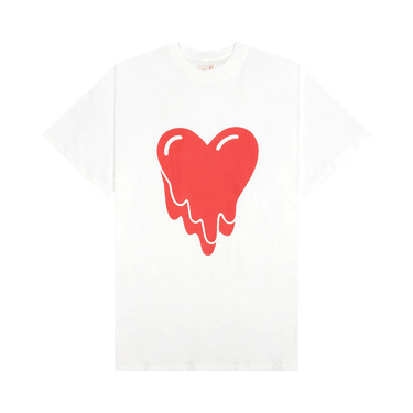 Emotionally Unavailable Heart Logo T-Shirt 'White'