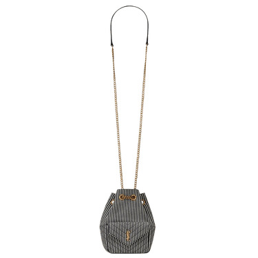 Saint Laurent Nano Bucket Bag 'Deep Marine/Soft Cream'