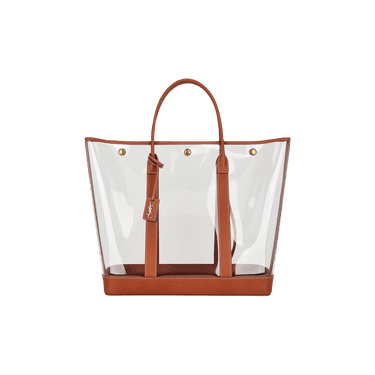 Saint Laurent Severine Vinyl Tote Bag 'Transparent'