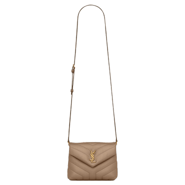 Saint Laurent Loulou Toy Crossbody Bag 'Greyish Brown'