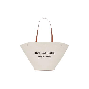 Saint Laurent Rive Gauche Tote Bag 'Greggio/Nero/Brick'