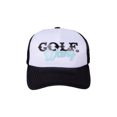 Buy GOLF WANG Motorcross Trucker Hat 'Black' - SS23H1010B | GOAT