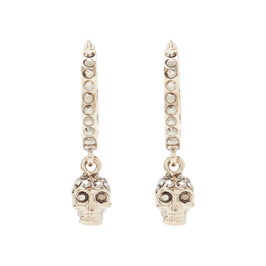 Alexander McQueen スカルピアス Alexander McQueen Skull Earring | Silver | FARFETCH