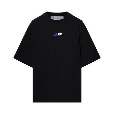 【Off-White】Wave Off Low Over Skate T-Shirt/全国送料込み Black/White Big Bookish Skate S/S Tee in BLACK for Men | Off